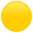 Large Yellow Circle on JoyPixels