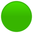 Large Green Circle on JoyPixels