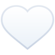 White Heart on JoyPixels