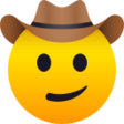 Face With Cowboy Hat on JoyPixels