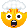 Shocked Face With Exploding Head on JoyPixels
