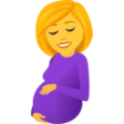 Pregnant Woman on JoyPixels
