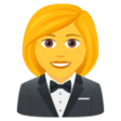 Woman In Tuxedo on JoyPixels