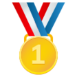 First Place Medal on JoyPixels