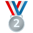 Second Place Medal on JoyPixels