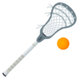 Lacrosse Stick And Ball on JoyPixels