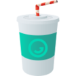 Cup With Straw on JoyPixels