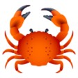 Crab on JoyPixels
