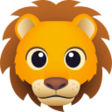 Lion Face on JoyPixels