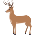 Deer on JoyPixels