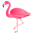 Flamingo on JoyPixels