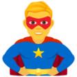 Man Superhero on JoyPixels