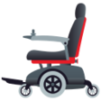Motorized Wheelchair on JoyPixels