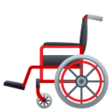 Manual Wheelchair on JoyPixels