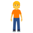 Standing Person on JoyPixels