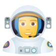 Astronaut on JoyPixels