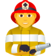 Firefighter on JoyPixels