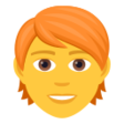 Person: Red Hair on JoyPixels