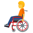 Person In Manual Wheelchair on JoyPixels