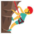 Man Climbing on JoyPixels