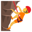 Person Climbing on JoyPixels