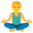 Man In Lotus Position on JoyPixels