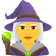 Woman Mage on JoyPixels