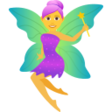 Woman Fairy on JoyPixels
