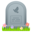 Headstone on JoyPixels