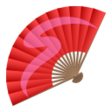 Folding Hand Fan on JoyPixels