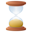 Hourglass on JoyPixels
