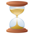 Hourglass With Flowing Sand on JoyPixels