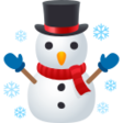 Snowman on JoyPixels