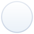 Medium White Circle on JoyPixels