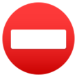 No Entry on JoyPixels
