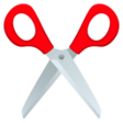 Black Scissors on JoyPixels