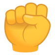 Raised Fist on JoyPixels