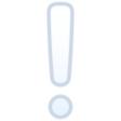 White Exclamation Mark Ornament on JoyPixels