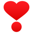Heart Exclamation on JoyPixels