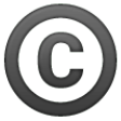 Copyright Sign on Samsung One UI