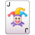 Playing Card Black Joker on Samsung One UI