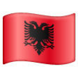 Albania Flag on Samsung One UI