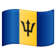 Barbados Flag on Samsung One UI