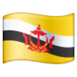 Brunei Flag on Samsung One UI