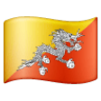 Bhutan Flag on Samsung One UI