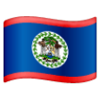 Belize Flag on Samsung One UI