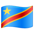 Congo - Kinshasa Flag on Samsung One UI