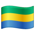 Gabon Flag on Samsung One UI
