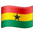 Ghana Flag on Samsung One UI