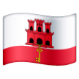 Gibraltar Flag on Samsung One UI